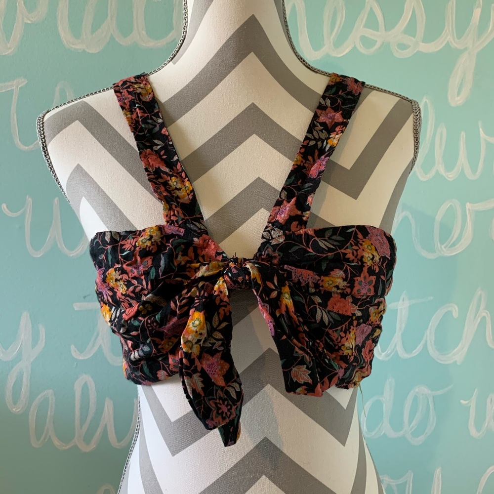 Free People NWT Tie Front Top - Picture 5 of 8